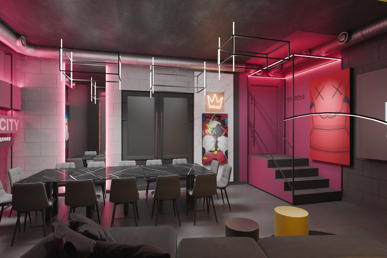 Арендовать ИглуЛофт. Love is. Лофт с футуристичным интерьером