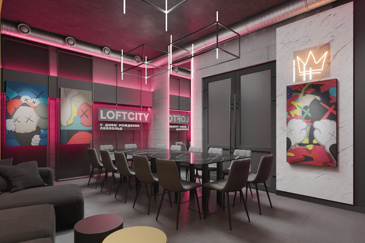 Арендовать ИглуЛофт. Love is. Лофт с футуристичным интерьером