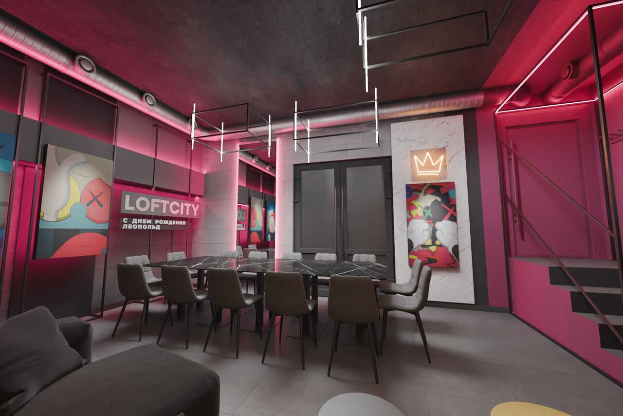 Арендовать ИглуЛофт. Love is. Лофт с футуристичным интерьером