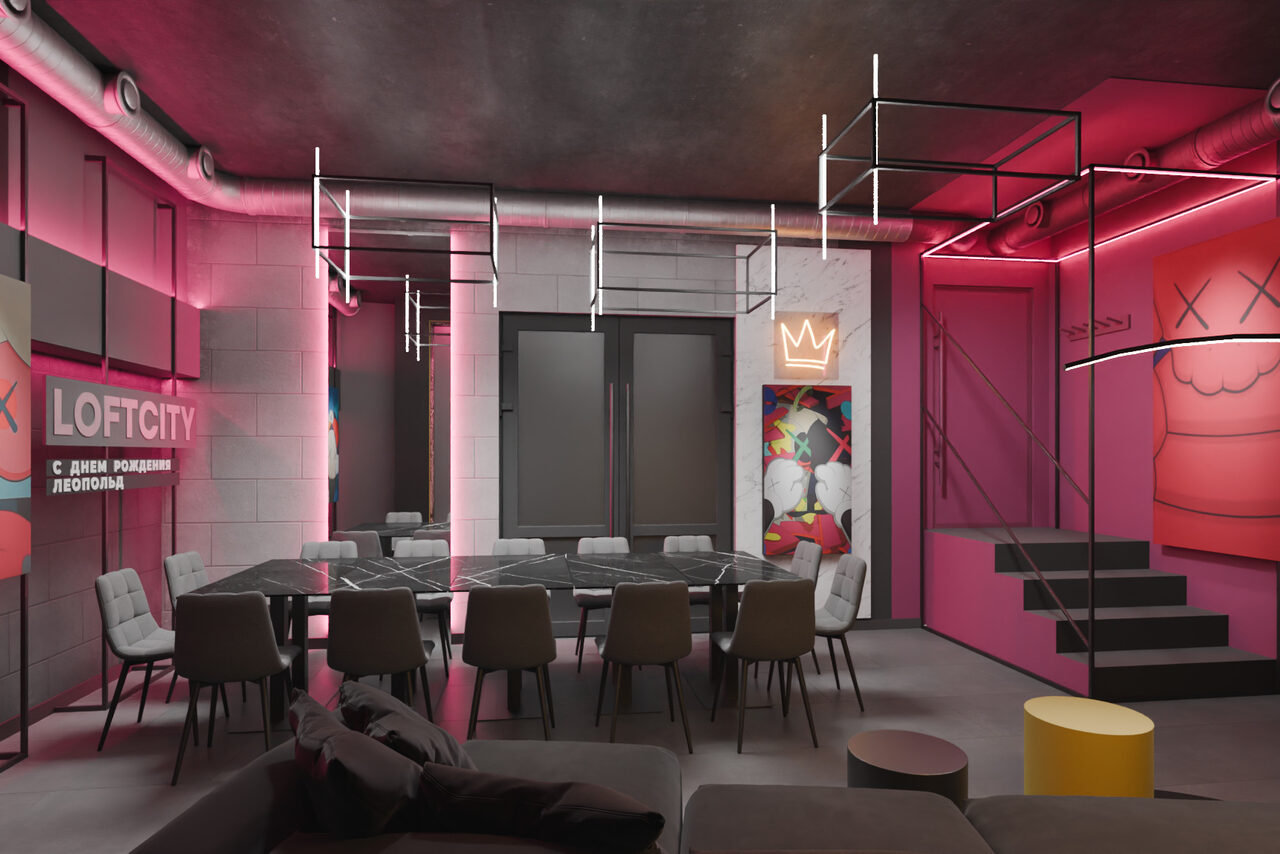 Арендовать ИглуЛофт. Love is. Лофт с футуристичным интерьером
