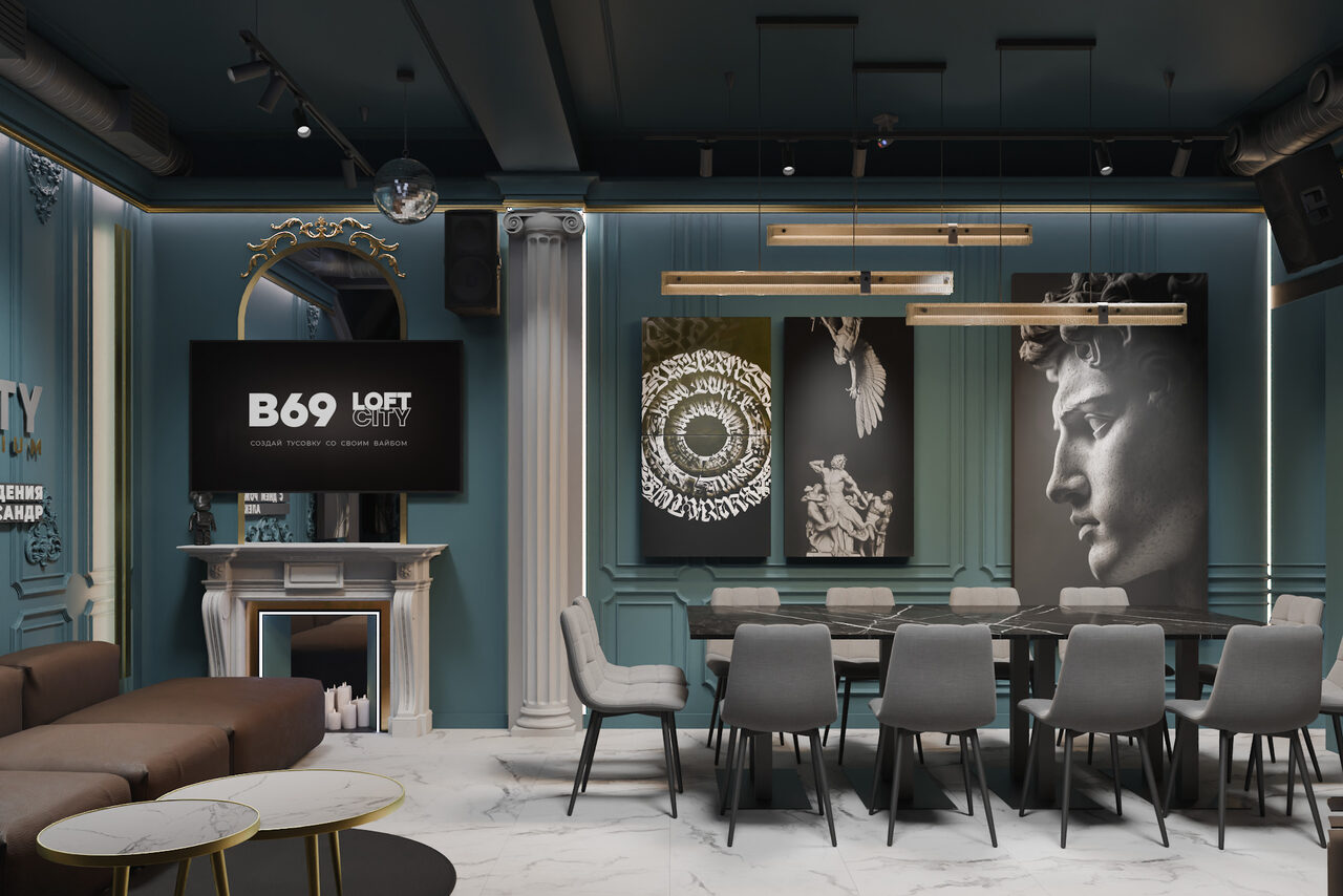 Арендовать Эрмитаж. Лофт с большими окнами и стильным дизайном