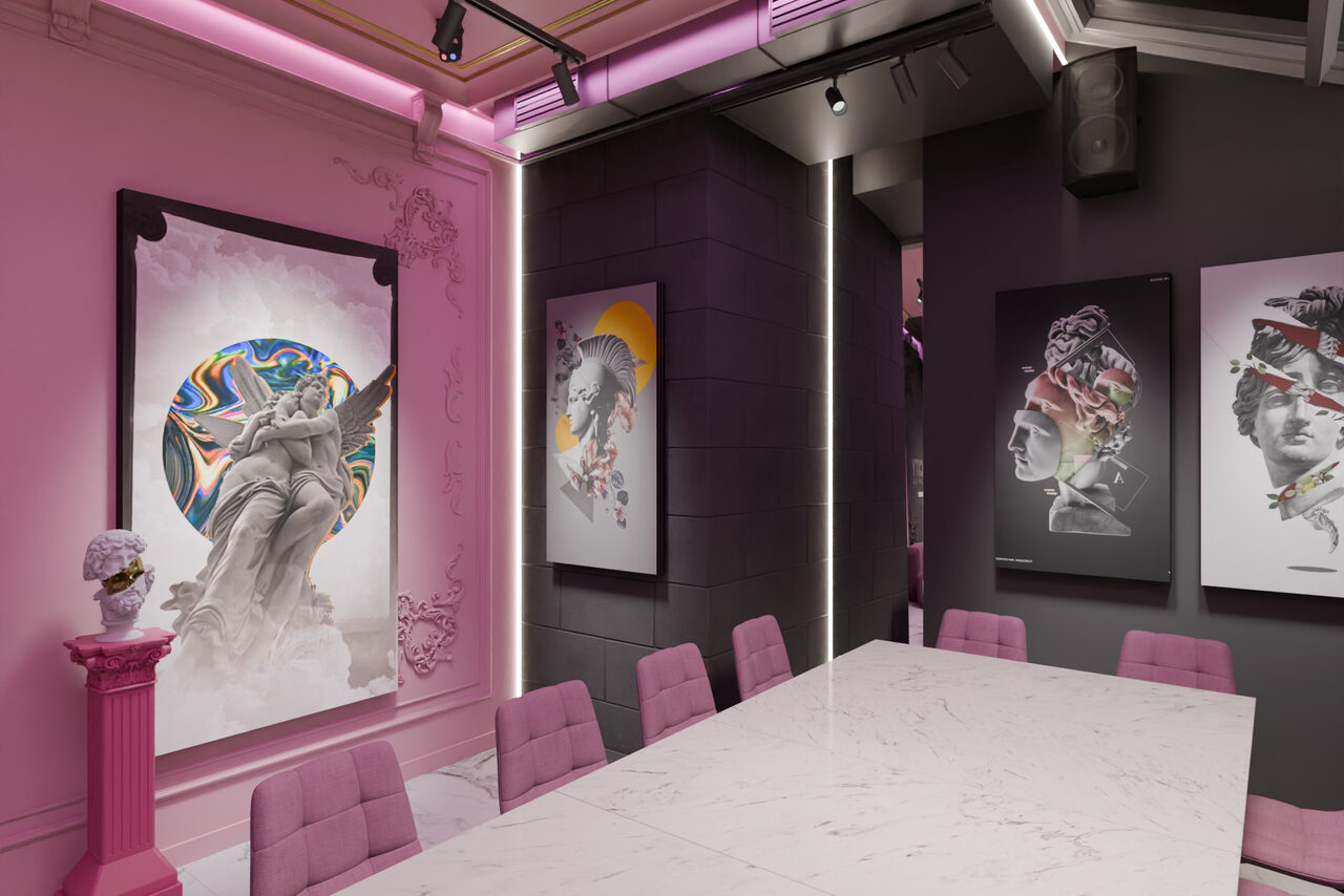 Арендовать ИглуЛофт. Кашемир. Лофт в розовых тонах