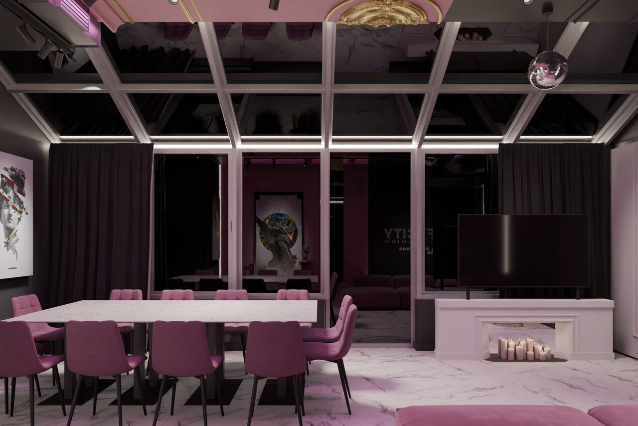 Арендовать ИглуЛофт. Кашемир. Лофт в розовых тонах