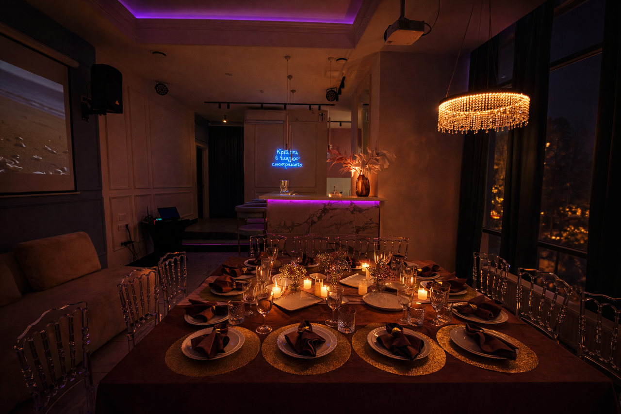 Арендовать Лофт «Роза». Пространство для девичников и дней рождения