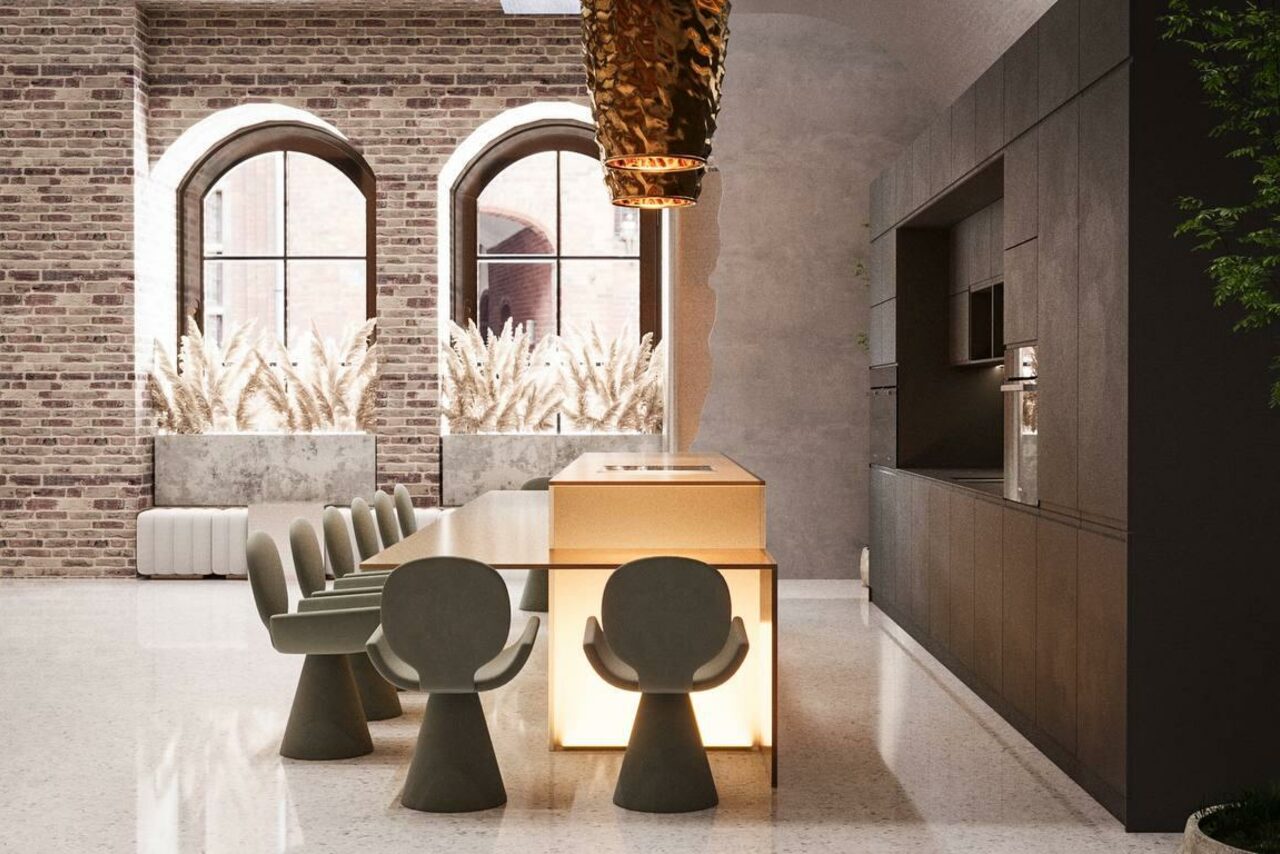 Арендовать Polygon. Зал Кухня