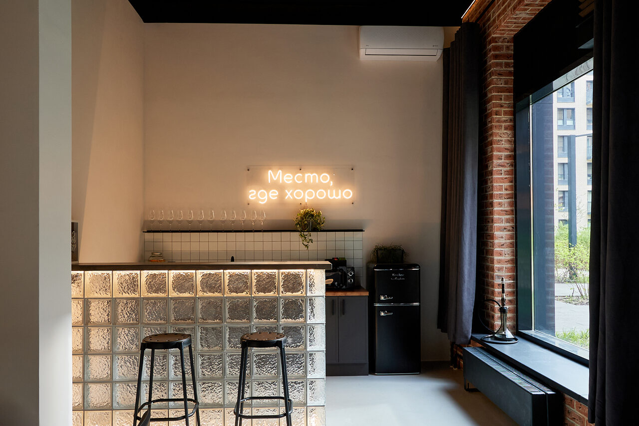 Арендовать Светлый лофт в стиле минимализм