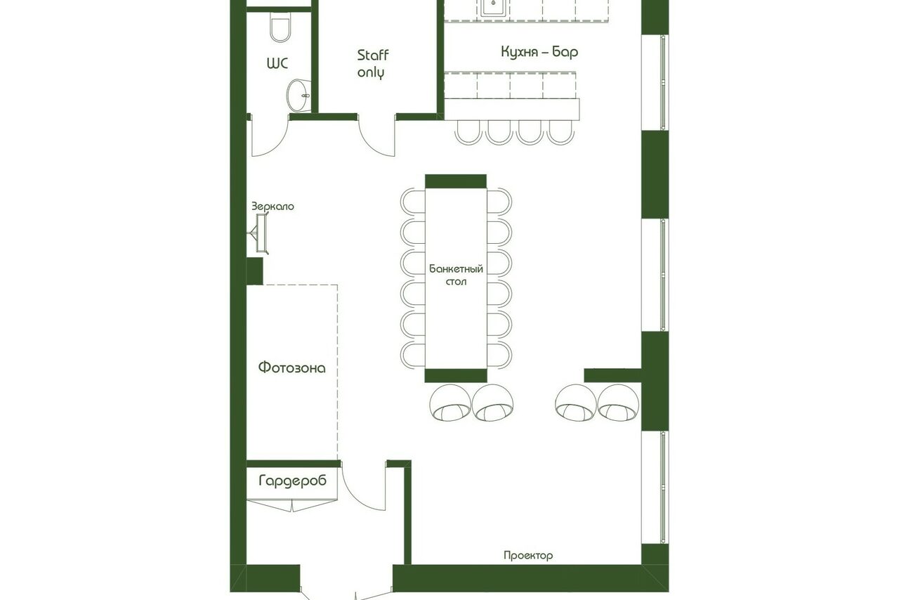 Арендовать Светлый лофт в стиле минимализм