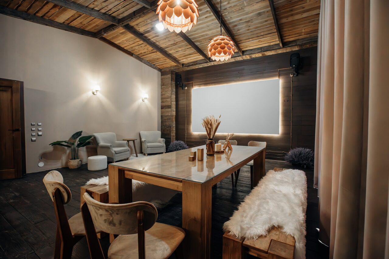 Арендовать Шале. Стилизованный лофт с камином