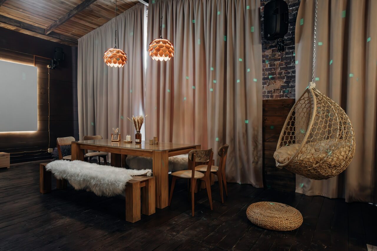 Арендовать Шале. Стилизованный лофт с камином