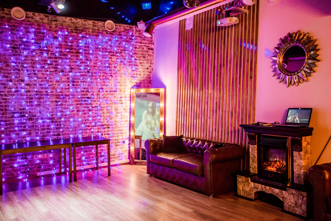 Арендовать Стильный лофт с большим экраном и лазерной анимацией 