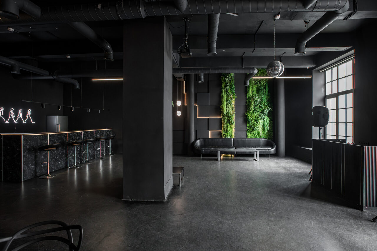 Арендовать Блэк. Стильный лофт для мероприятий