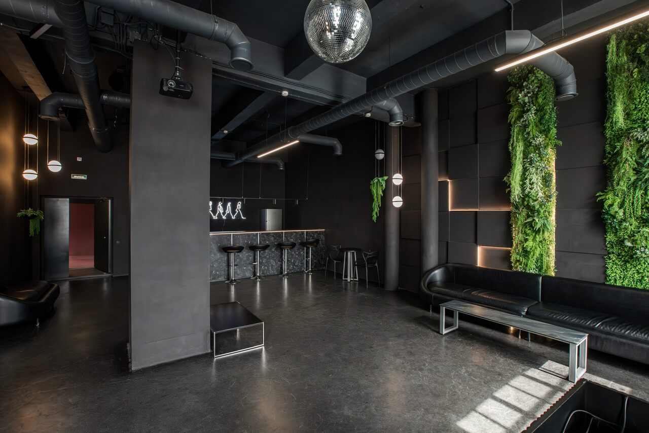 Арендовать Блэк. Стильный лофт для мероприятий