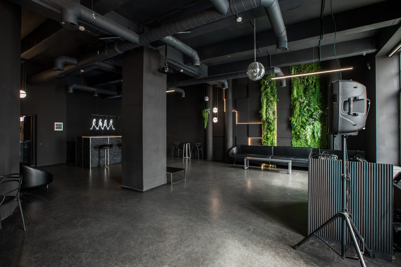 Арендовать Блэк. Стильный лофт для мероприятий