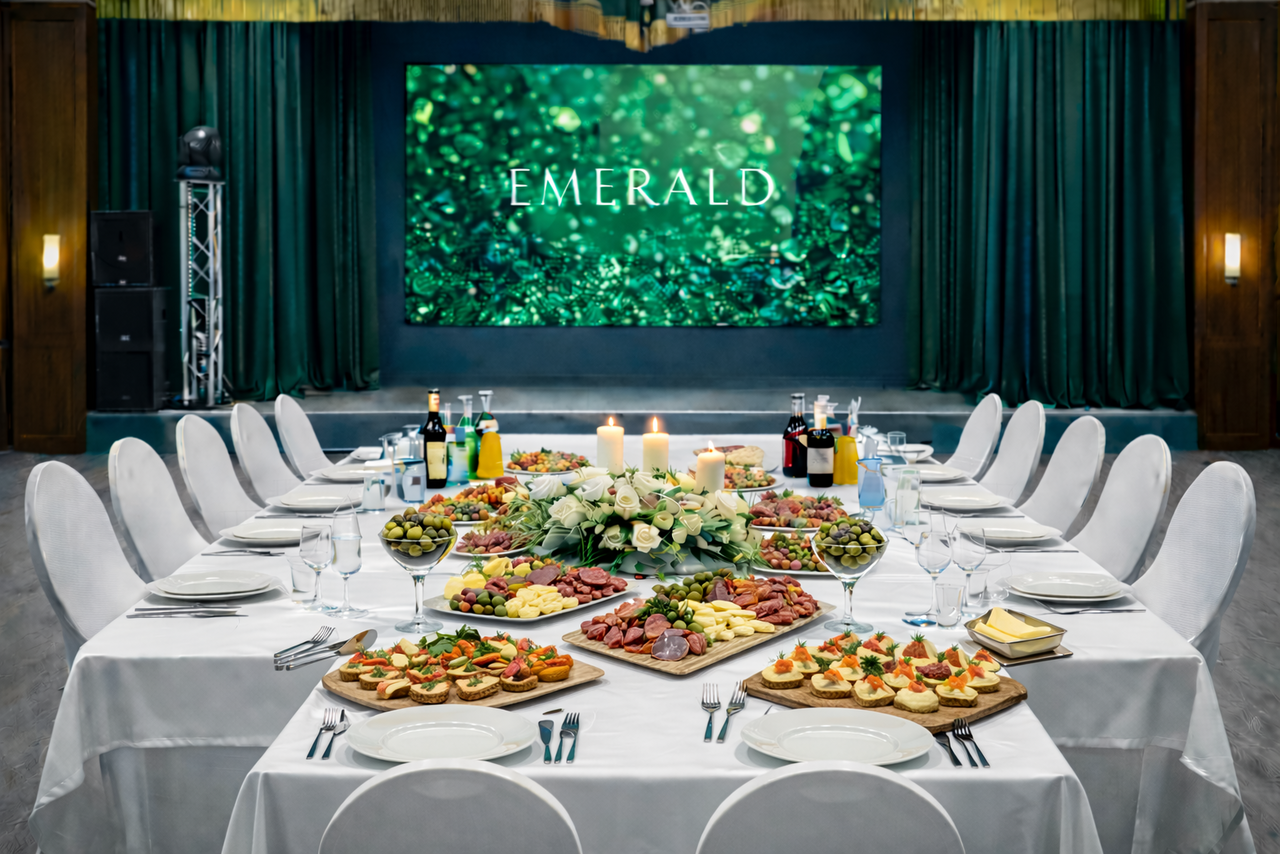 Арендовать Фореста. Зал «Emerald Hall» в Прохорово