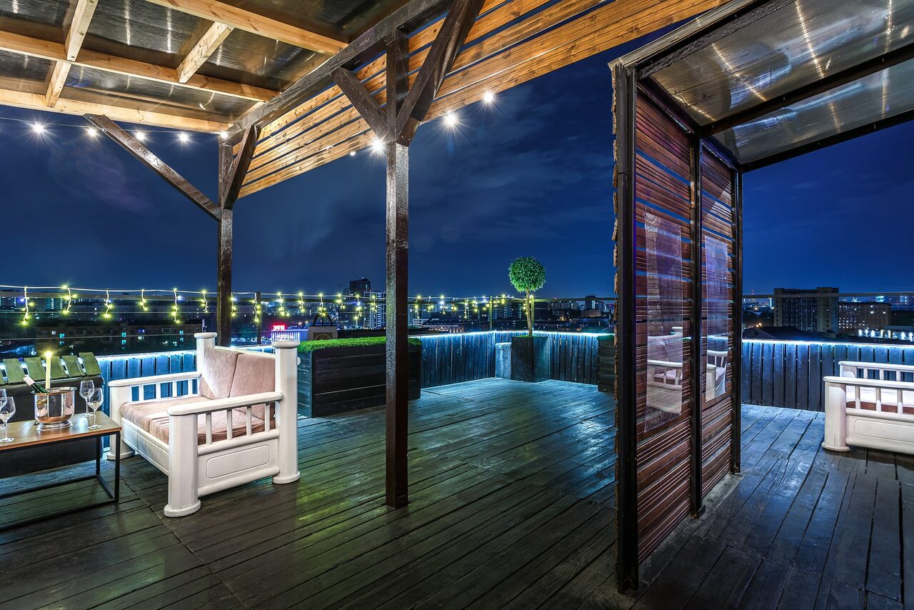 Арендовать Панорамный лофт с выходом на крышу