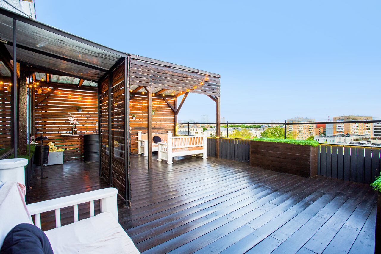 Арендовать Панорамный лофт с выходом на крышу