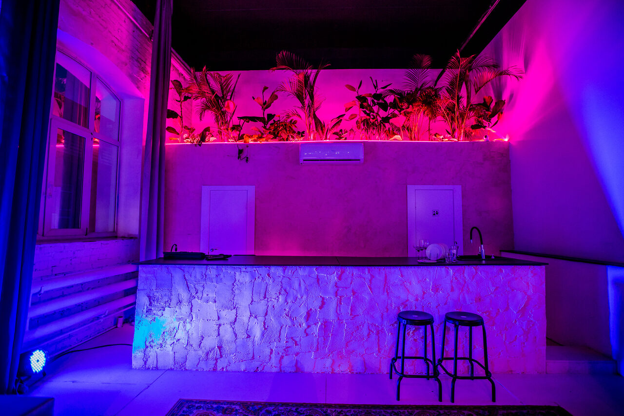 Арендовать Loft with a bar and a separate entrance