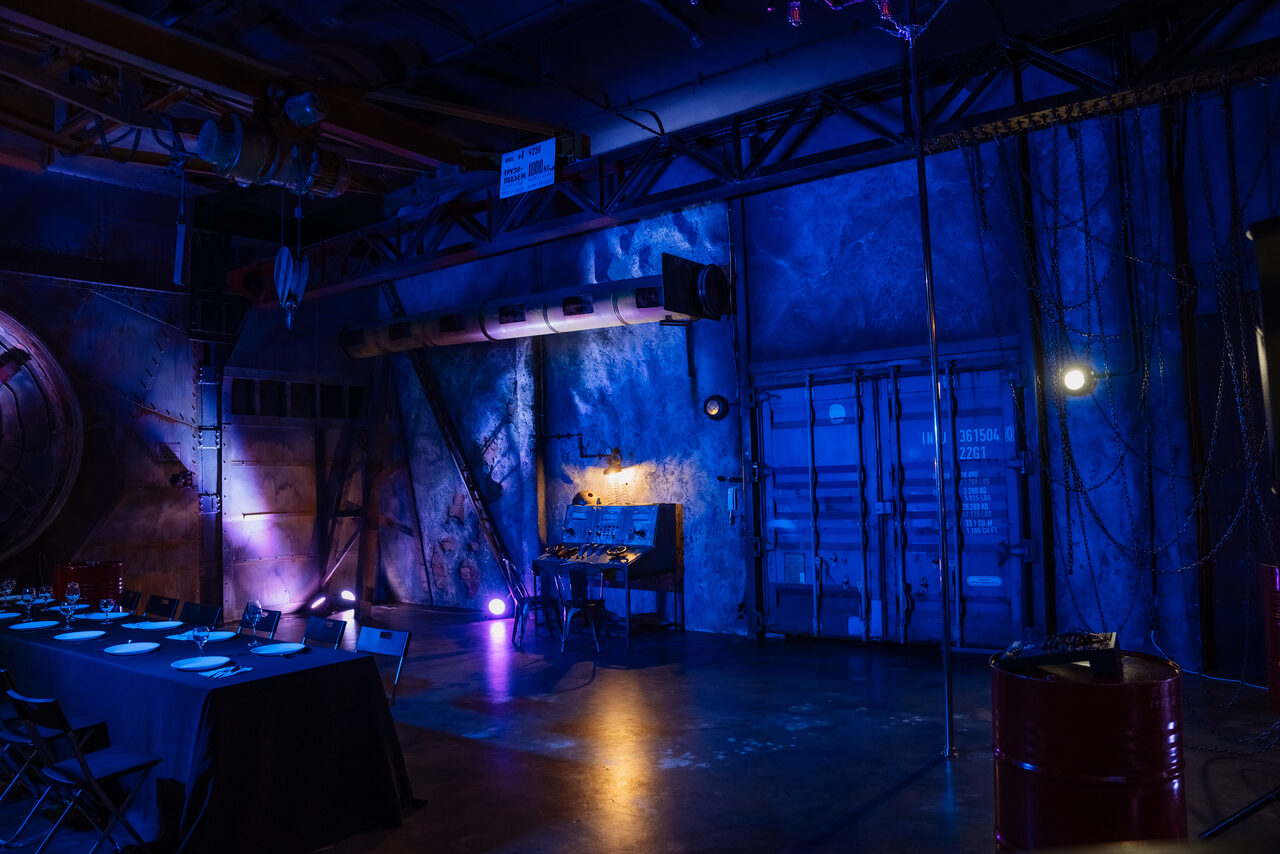 Арендовать Полигон. Фабрика Зал в стиле стимпанк