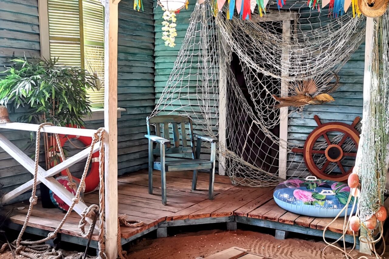 Арендовать Graf-Studio. Студия с морским песком и водопадом