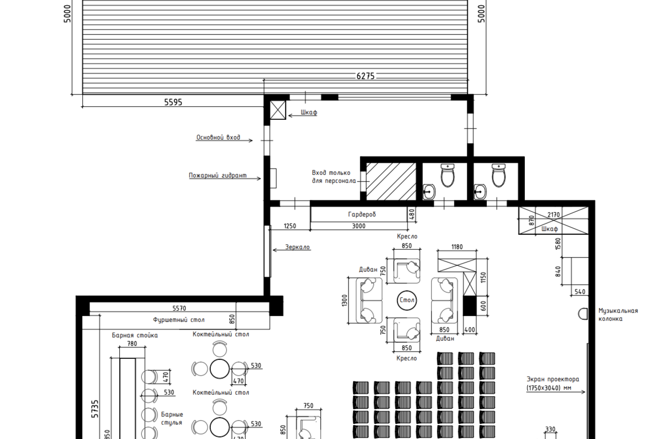 Арендовать Work Shop Loft. Зал 1 с верандой
