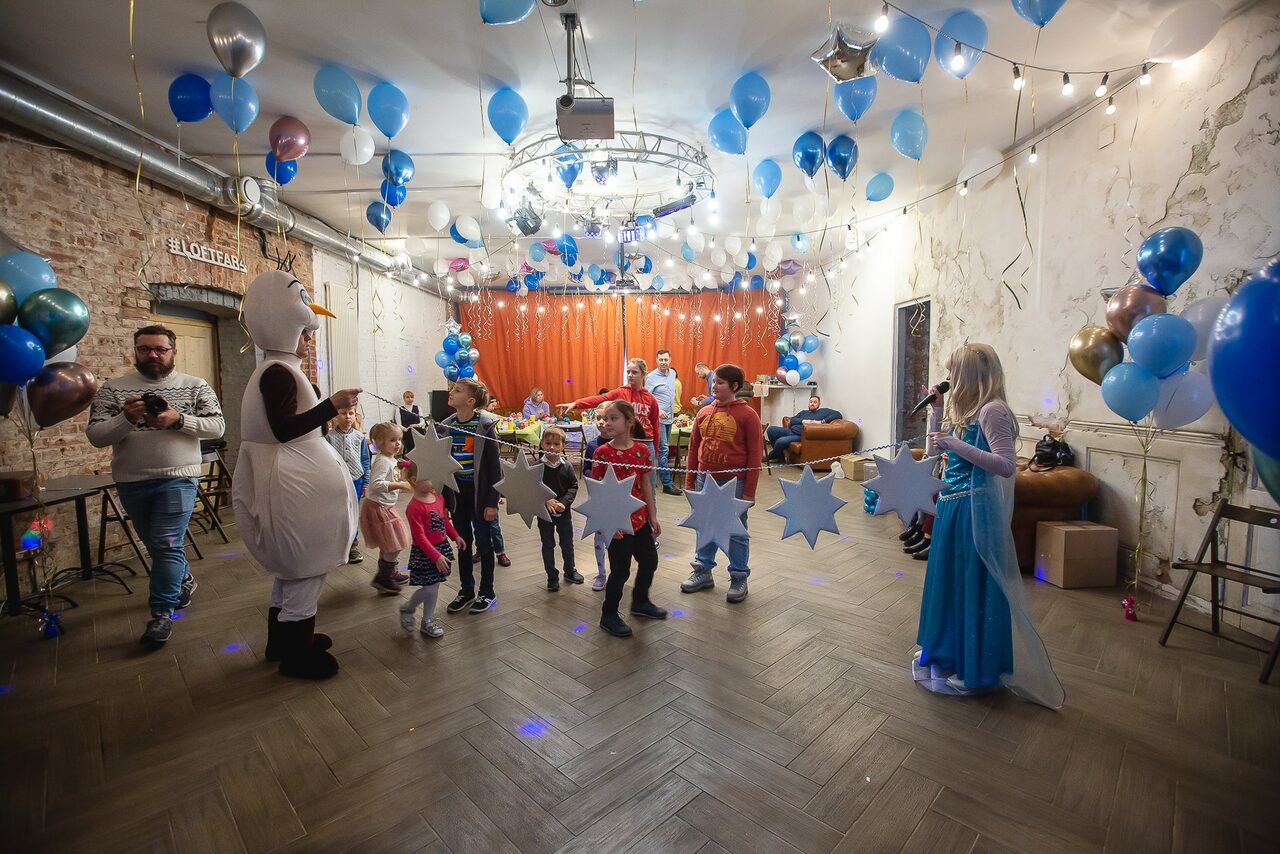 Арендовать Loft 120кв.м. для детских праздников