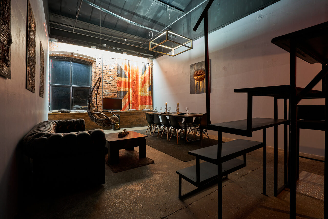 Арендовать Двухэтажный британский лофт